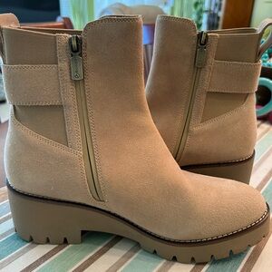 Blondo Tan Ankle Booties